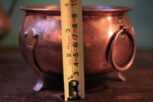 Load image into Gallery viewer, Early 20th.C Arts & Crafts Copper Tripod Planter / Bowl / Jardiniere