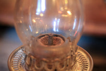 Load image into Gallery viewer, Vintage Brass Oil Lamp With Clear Glass Chimney – Globe Lighting Burner – Working Kerosene Table Lamp