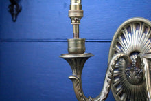 Load image into Gallery viewer, Pair Of Vintage Brass Ram Head Wall Sconces –Two-Arm Wall Lights – Hollywood Regency - Art Deco