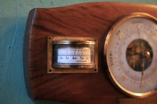 Load image into Gallery viewer, Vintage Barometer Weather Station - RAF Shawbury Presentation Plaque - Mid Century Wall Piece - 26.5 x 13 cm