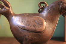 Load image into Gallery viewer, Antique Indian Deccan Bronze Oil Lamp - 17cm / 6.7in