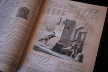 Load image into Gallery viewer, Antique Victorian Holy Bible Illustrated - Cassell Petter & Galpin - Leather Bound Gilt Spine - Over 900 Engravings - C.1860