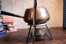 Load image into Gallery viewer, Vintage Culinox Swiss Fondue Pot Set - Copper-Toned 1 L Pot With Stand & Spirit Burner