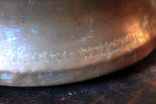 Load image into Gallery viewer, Antique Ottoman Copper Cauldron Pot With Bail Handle - Planter - Jardiniere - 27 Cm / 10.6 In Wide - 19 Cm / 7.5 Tall