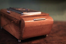 Load image into Gallery viewer, Italian Musical Cigar / cigarette Box - Maria Mari Made In Italy - Art Deco Wooden Smoking Box With Storage Compartments