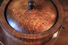 Load image into Gallery viewer, Vintage Oak Ice Bucket With Metal Liner - 17 Cm (6.7 In) Tall
