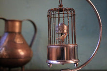 Load image into Gallery viewer, Vintage Kaiser Birdcage Alarm Clock - Chrome Swing Arm Novelty Desk Clock - 20cm