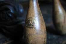 Load image into Gallery viewer, Antique Pair Of Wooden Indian Clubs - “Gold Medal” - Physical Culture Gym Decor - 48 cm (18.9")