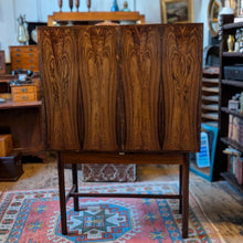 Load image into Gallery viewer, Robert Heritage High Point Rosewood Cocktail Cabinet - Mid Century Drinks Cabinet On Stand