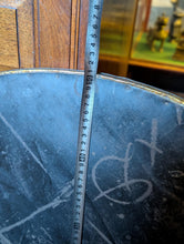 Load image into Gallery viewer, Antique Oval Metal Framed Arts and Crafts Wall Mirror - 65 X 51 Cm