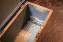 Load image into Gallery viewer, Antique Georgian Inlaid Wooden Tea Caddy - 23 x 12 x 14 cm (9.1" x 4.7" x 5.5")