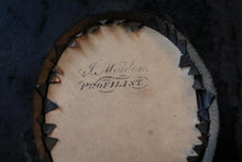 Load image into Gallery viewer, Antique Georgian Silhouette Portrait Miniature – Lady In Bonnet – Ebonised Frame 13 x 14.5 cm