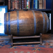 Load image into Gallery viewer, Antique Naval Ship Water Barrel – From HMS Venerable – Exhibition Provenance Dundee – 58 cm Wide