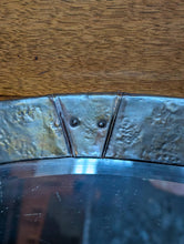 Load image into Gallery viewer, Antique Oval Metal Framed Arts and Crafts Wall Mirror - 65 X 51 Cm