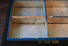 Load image into Gallery viewer, Antique Coromandel Gothic Revival Jewellery Box - Brass Mounted Casket With Dark Cabochon - 23 X 18 X 7 Cm