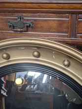 Load image into Gallery viewer, Large Antique Convex Butlers "Bullseye" Mirror – 65 cm Diameter – 25.6 in