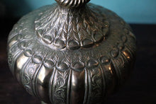 Load image into Gallery viewer, Vintage Engraved Indian Brass Surahi Vase Bottle – 26cm