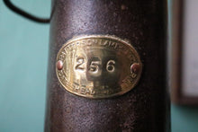 Load image into Gallery viewer, Antique Patterson Miners Lamp - Brass & Steel Colliery Lamp - Industrial Decor - 26cm