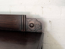 Load image into Gallery viewer, Vintage Solid Oak Sideboard by C.W.S. Limited – 153cm Wide - Carved Doors