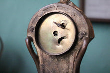 Load image into Gallery viewer, Antique Art Nouveau Style Figural Mantel Clock - Lady Form Case - Working - 21 cm
