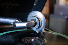 Load image into Gallery viewer, Antique Columbia Graphophone No.201 Portable Gramophone – Cased Wind-Up Record Player – 39 x 28 x 17 cm