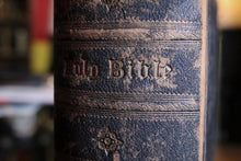 Load image into Gallery viewer, Antique Victorian Family Devotional Bible – Rev. Matthew Henry - Leather Bound