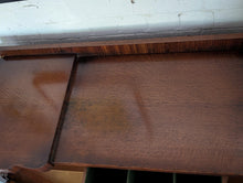 Load image into Gallery viewer, Art Deco Oak Sideboard Cabinet - Curved Front & Carved Detail - 140 cm Wide