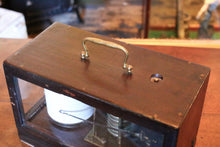 Load image into Gallery viewer, Antique Working Barograph In Glazed Wooden Case - Scientific Instrument - 31 x 19.5 x 16 cm