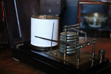 Load image into Gallery viewer, Antique Working Barograph In Glazed Wooden Case - Scientific Instrument - 31 x 19.5 x 16 cm