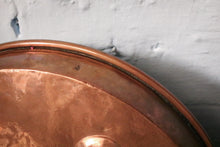 Load image into Gallery viewer, Antique French Copper Pan – Large 6 Cup Brass Handled Pan – 42cm / 16.5" Diameter
