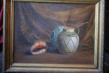 Load image into Gallery viewer, Pair Of Antique Still Life Oil Paintings In Gilt Frames - Victorian / Edwardian Decorative Interior Art