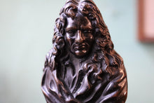 Load image into Gallery viewer, Antique Grand Tour Bronze Bust Of Louis XIV On Marble Column Pedestal