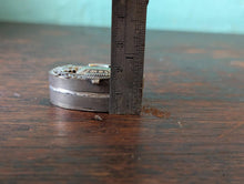 Load image into Gallery viewer, Early 20th Century Decorative Metal Pill Box - Oval Hinged Trinket Box - Collectors Curio
