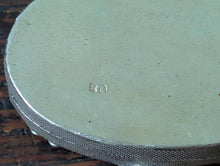 Load image into Gallery viewer, Early 20th Century Decorative Metal Pill Box - Oval Hinged Trinket Box - Collectors Curio