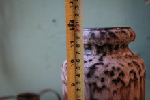 Load image into Gallery viewer, Vintage West German Fat Lava Floor Vase - Drip Glaze Studio Pottery Cylinder Vase - 30 cm