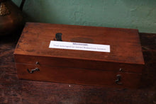 Load image into Gallery viewer, Antique Brass Field Microscope In Original Mahogany Case – Scientific Instrument With Provenance – 26cm Tall