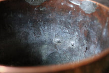 Load image into Gallery viewer, Antique Copper & Brass Lion Mask Log Bin - Coal Scuttle - Lion Paw Feet - Fireside Bucket - 27cm