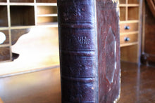 Load image into Gallery viewer, Antique Brown's Self-Interpreting Family Bible - Brass Mounted Leather Binding - Glasgow Publication - 34cm