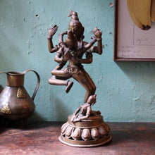 Load image into Gallery viewer, Antique Yab-Yum Shiva And Parvati Bronze Figure - Tantric Hindu Sculpture - Early 20th Century - 33cm
