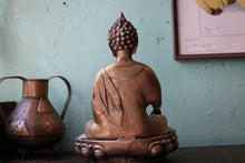 Load image into Gallery viewer, Antique Early 20th Century Thai Bronze Buddha Statue - Bhumisparsha Mudra - Seated Figure - 25cm Tall