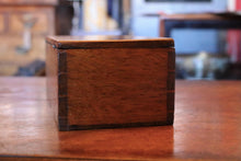 Load image into Gallery viewer, Antique Victorian Oak Candle Box / Pencil Case / Art box