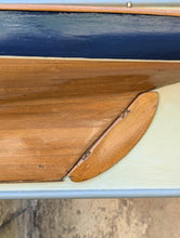 Load image into Gallery viewer, Vintage Yacht Half Hull Model - "Unity" Sailing Boat Plaque - Nautical Maritime Wall Art - 72cm