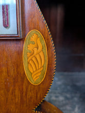 Load image into Gallery viewer, Antique Edwardian Inlaid Mahogany Aneroid Barometer – Thermometer – 99 cm