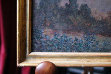 Load image into Gallery viewer, Original E H Compton Mountain Landscape Oil Painting – Bergspitzen - Framed Antique Alpine Scene – 52 x 41.5cm