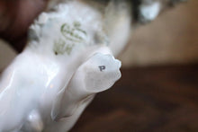 Load image into Gallery viewer, Antique E. & A. Müller German Porcelain Lion Figure – White Glazed Sculpture – c.1900