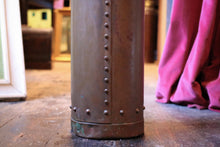 Load image into Gallery viewer, Antique Riveted Copper Fire Extinguisher