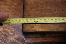 Load image into Gallery viewer, Antique Victorian Oak Candle Box / Pencil Case / Art box