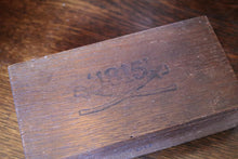 Load image into Gallery viewer, Vintage Wooden Cigar Box – Artists Box / Pencil Case