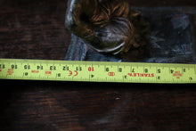Load image into Gallery viewer, Cold-Painted Spelter Bergman Style Figure – Turbaned Pipe Smoker on Carpet Tray