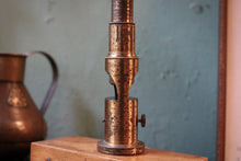 Load image into Gallery viewer, Antique Victorian Brass Drum Microscope – J & W E Archbutt Westminster – Fitted Wooden Case – Working